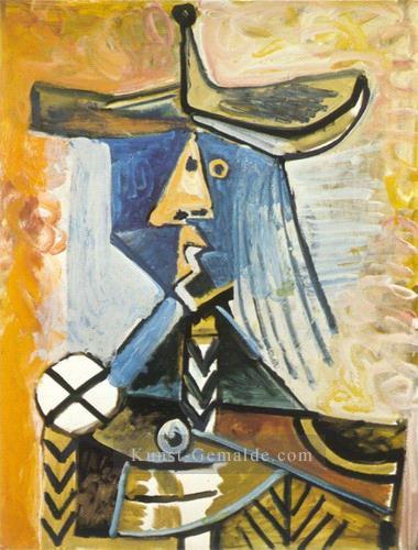 Personnage 3 1971 Kubismus Pablo Picasso Ölgemälde